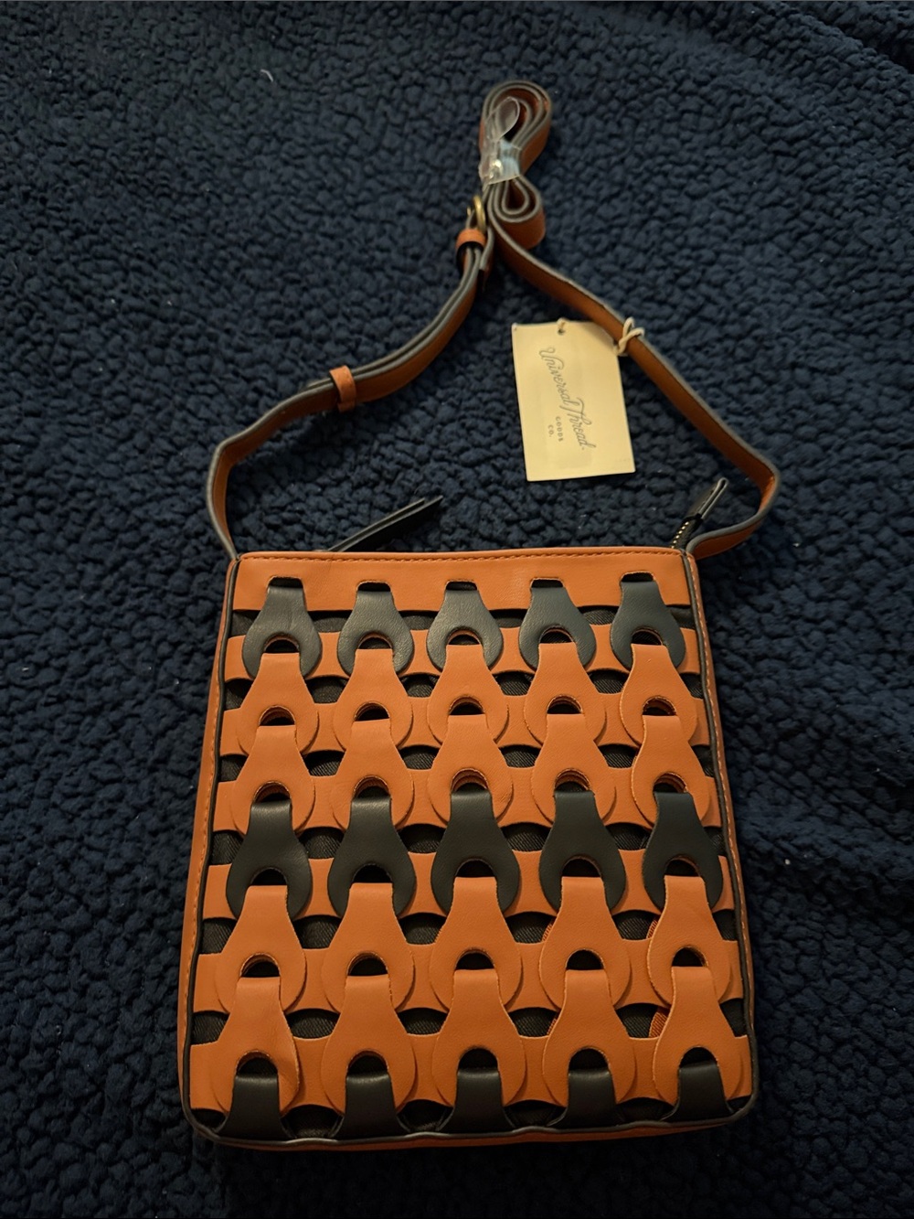 Universal Thread Tan Leather Crossbody Bag